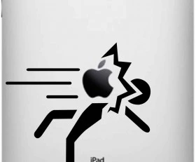 Ouch Ipad Decal