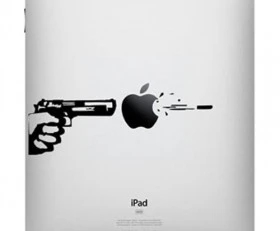 Gun Ipad Decal