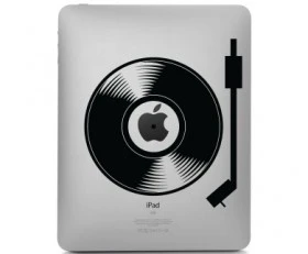 Record Player Ipad Decal