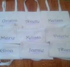 Name Cotton Bag- perfect for bridal party gifts