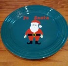 To Santa Cookie Dish