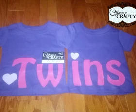 Twins shirt/onesie set