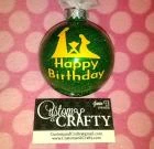 Happy Birthday Jesus glitter ornament (you pick colors)