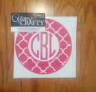 Circle Quatrefoil Monogram