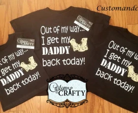 Out of my way… Daddy’s back