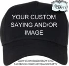 CUSTOM HAT- YOU PICK WORDING & COLORS