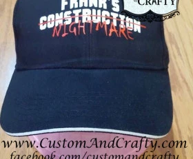 YOUR NAME’S Construction/Nightmare hat- YOU PICK COLORS