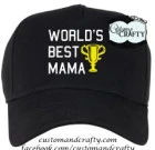 World’s best mama/dad- Wording can be changed- YOU PICK COLORS