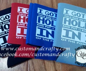 Funny Golf Koozie Hole in 1 NOT Koozie