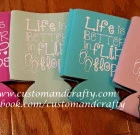 Life is better in flip flops Koozie