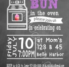 Bun in the oven Baby Shower Invitation