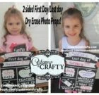 First/Last Day of School Photo Prop – Double sided Dry Erase Foam Board
