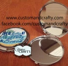Life is better at Rockaway Beach Compact Mirror- wording can be changed!