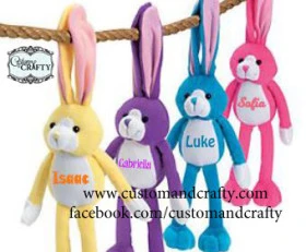 Personalized Easter Bunnies
