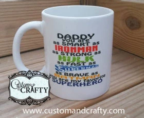 Daddy Superhero Mug